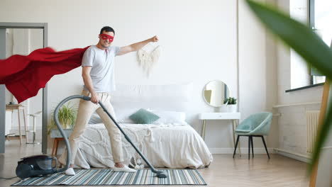superhero cleaning