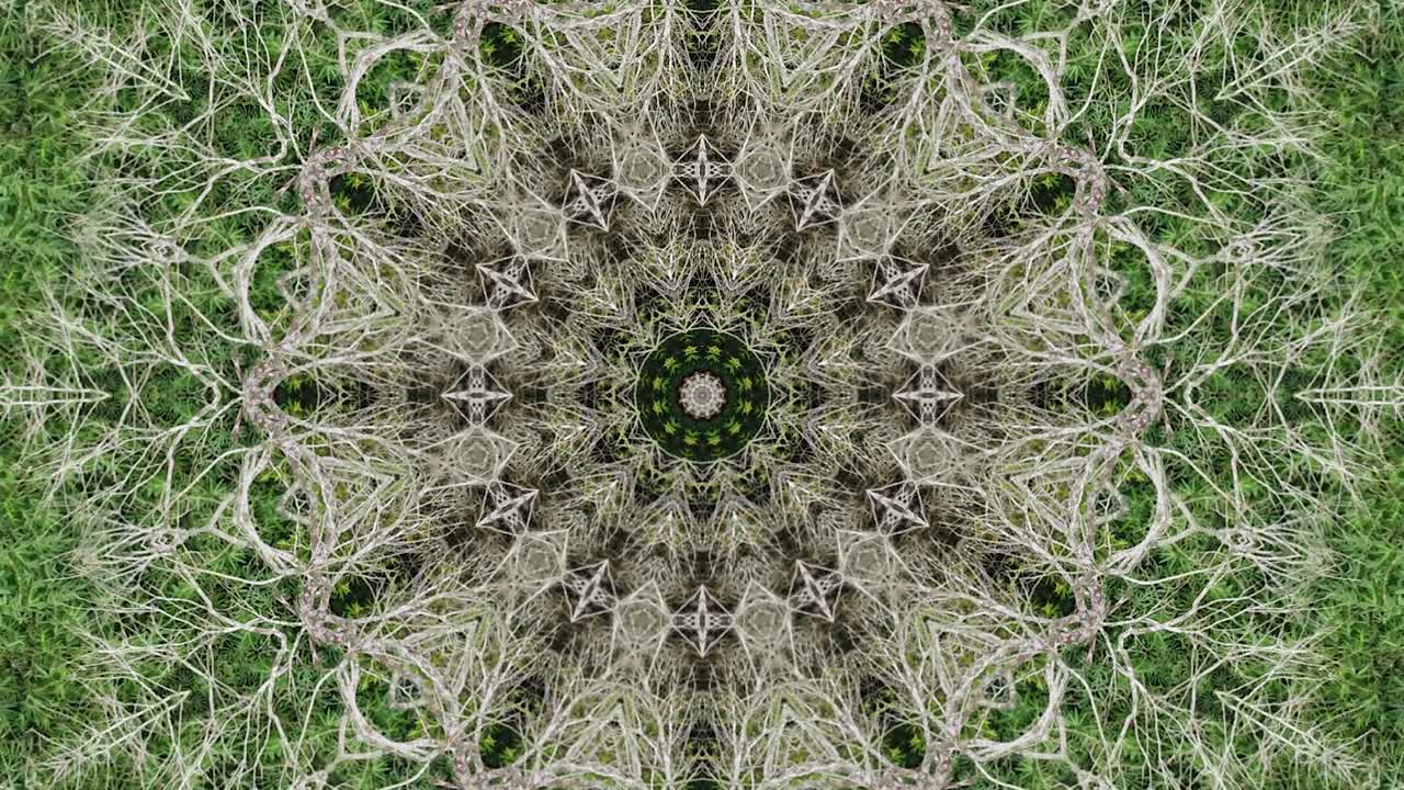 único y hermoso diseño de textura de caleidoscopio abstracto