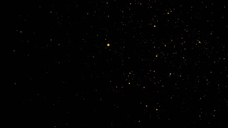 glitter golden rain. loop