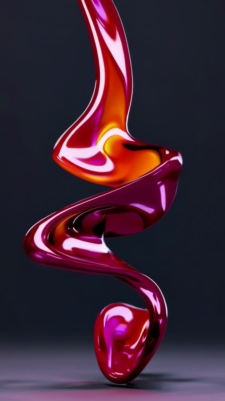 Dynamic Abstract Fluid Art in Vivid Hues