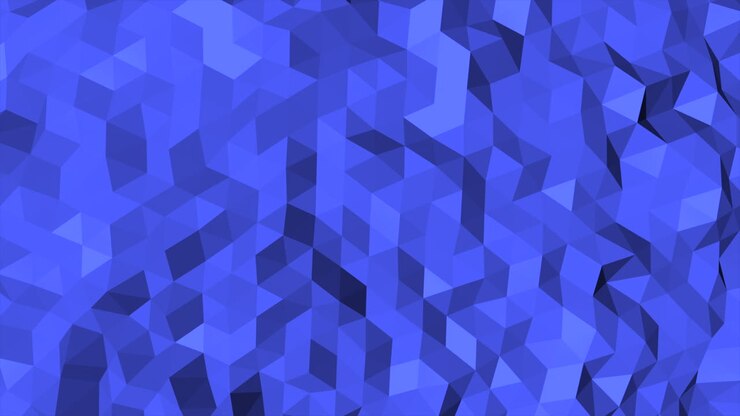 Sfondo astratto low poly blu scuro
