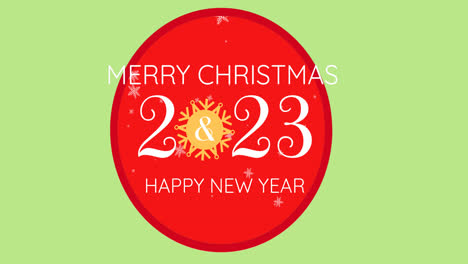 Animation-of-merry-christmas-text-over-snow-falling