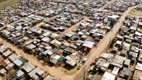 imágenes de drones de 4k de un municipio en sudáfrica