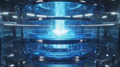 futuristic sci-fi technology portal
