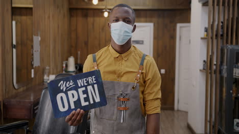 barber shop reopening
