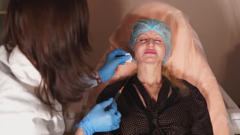cosmetic facial treatment