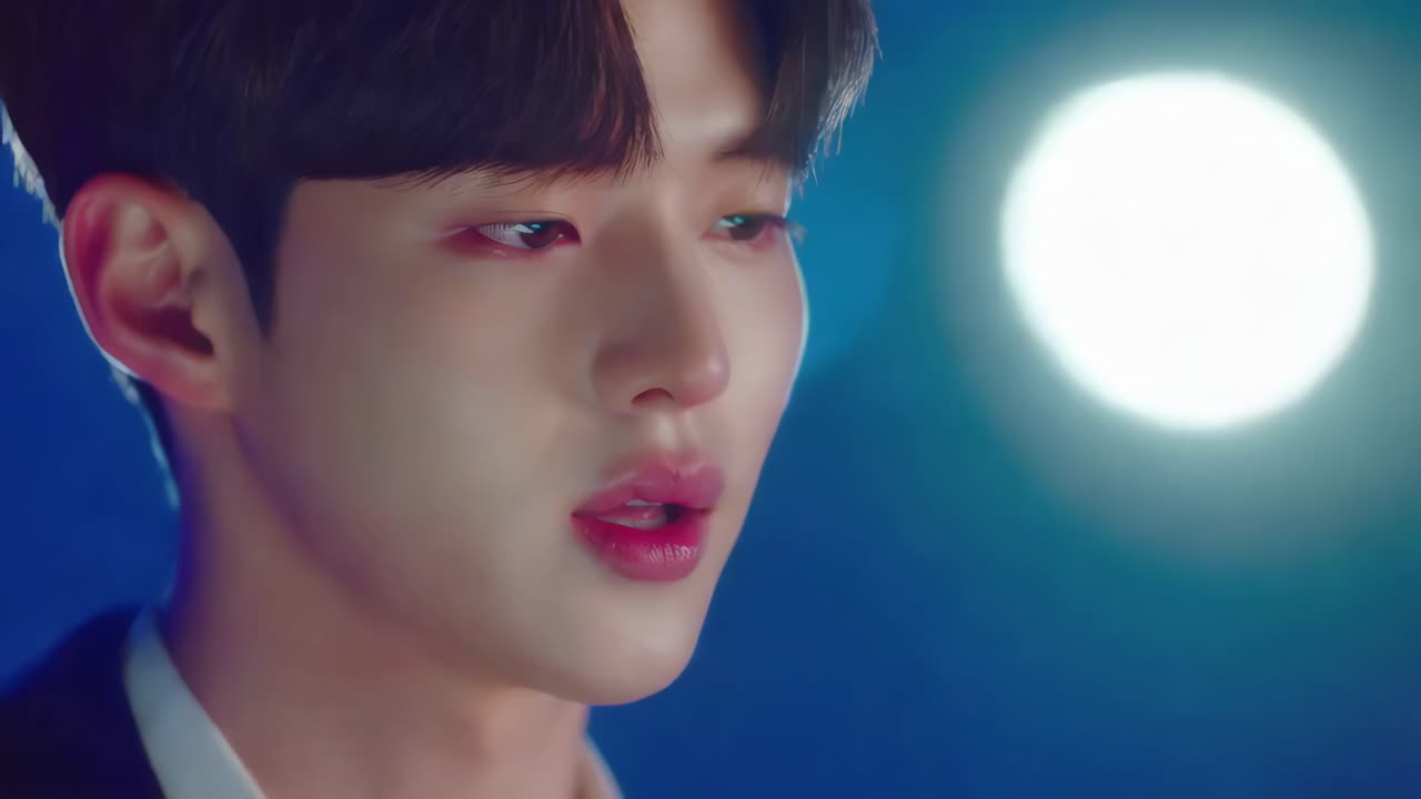 젊은 남자 의 클로즈업 초상화