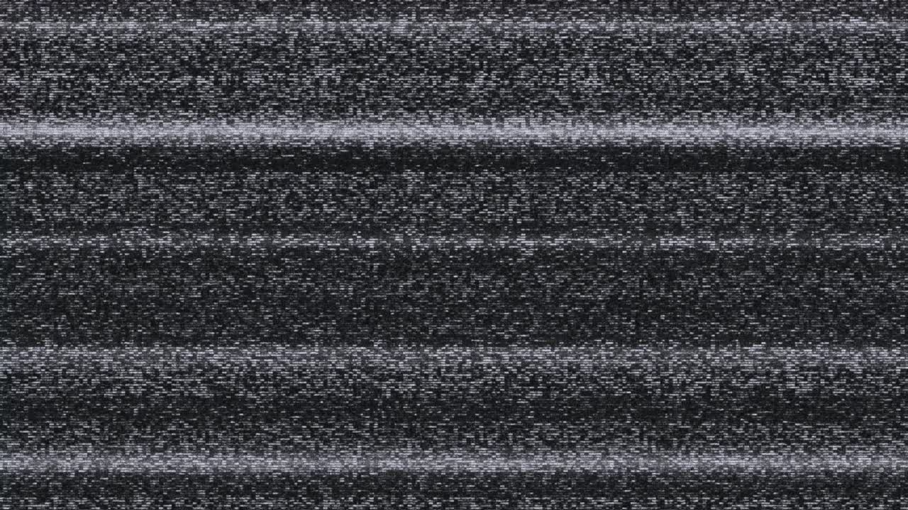 TV Static No Signal Interference on Screen