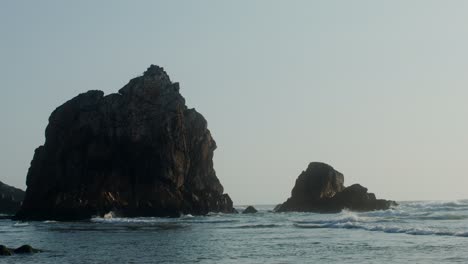 rocky beach scene