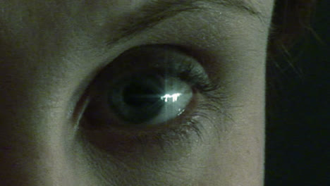 stock footage of a womans eye