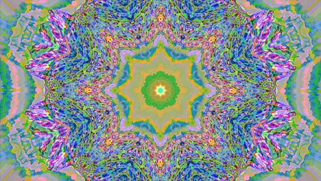 caleidoscopio neón ciencia ficción psicodélico fondo de partículas iridescentes