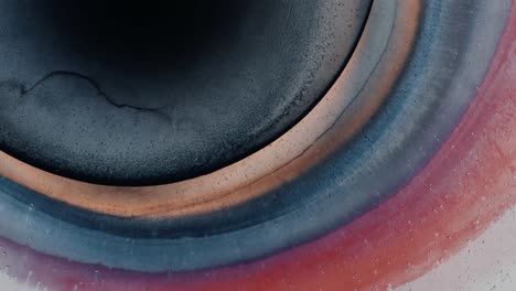 colorful fluid spreading in colorful art splash