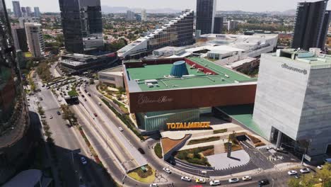 luxury shopping district andares business center, guadalajara, jalisco, mexico aerial