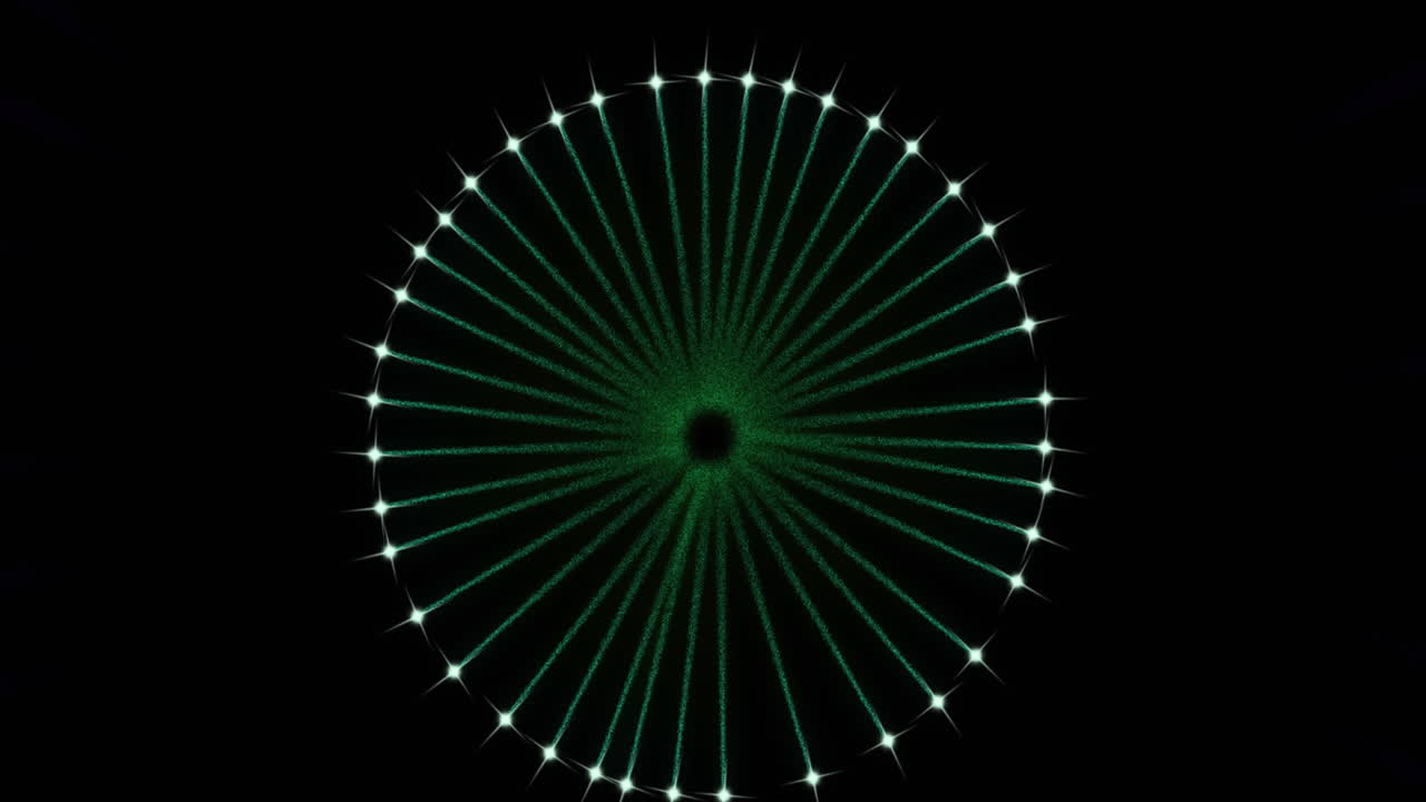 animación de fuegos artificiales sobre fondo negro