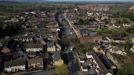 moreton-in-marsh cotswold village centre uk areial