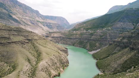 mountain river canyon landscape