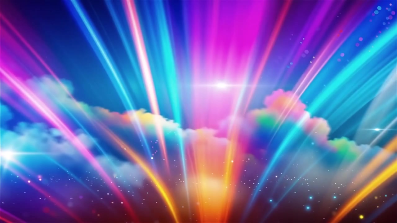 Christian Heavenly Light Worship Background