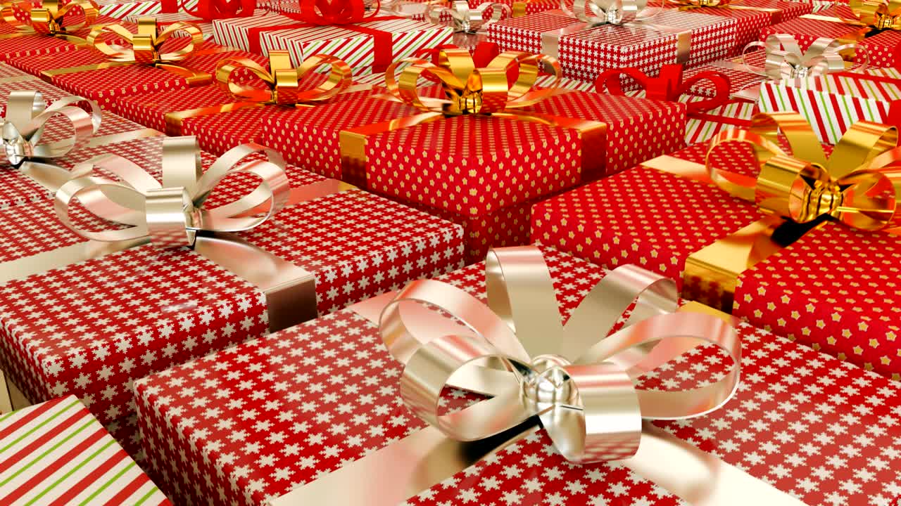 크리스마스 선물 쇼핑 컨셉