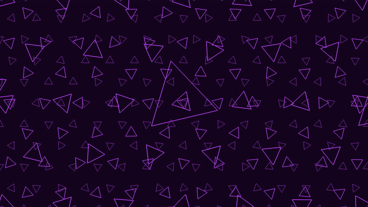 el patrón de triángulos de neón del arco iris en la galaxia oscura