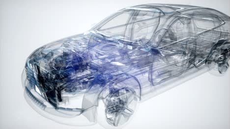 motores de automóviles detallados y otras piezas