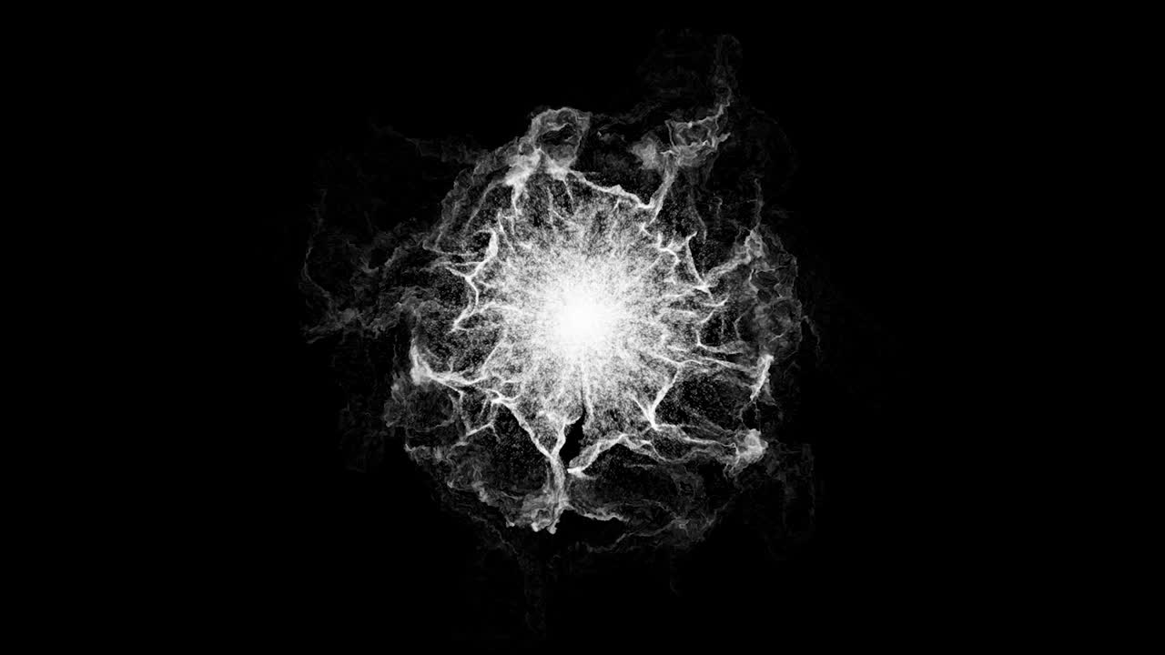 3d 렌더링: 추상적인 에너지 파동 (침없는 루프)