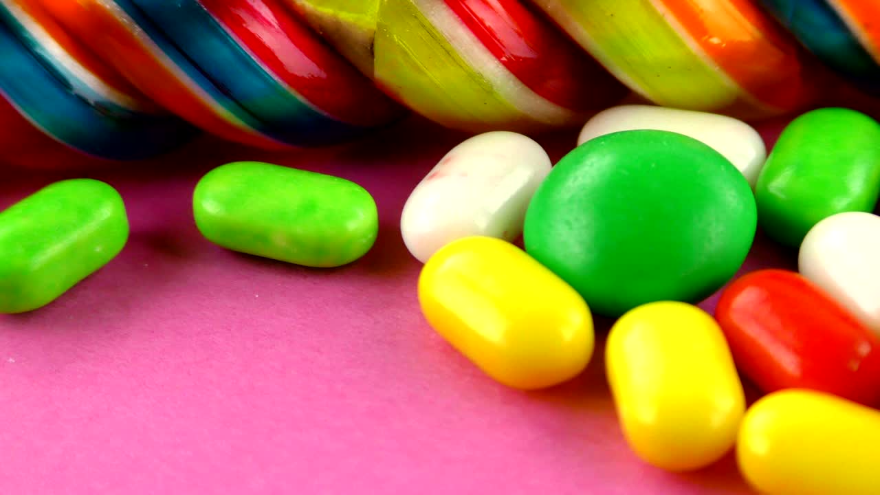 caramelo dulce gelatina y delicioso postre de azúcar