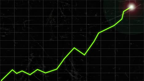 Gráfico-De-Crecimiento-De-Riqueza-Aumentando-En-El-Fondo-De-La-Cuadrícula-Negra