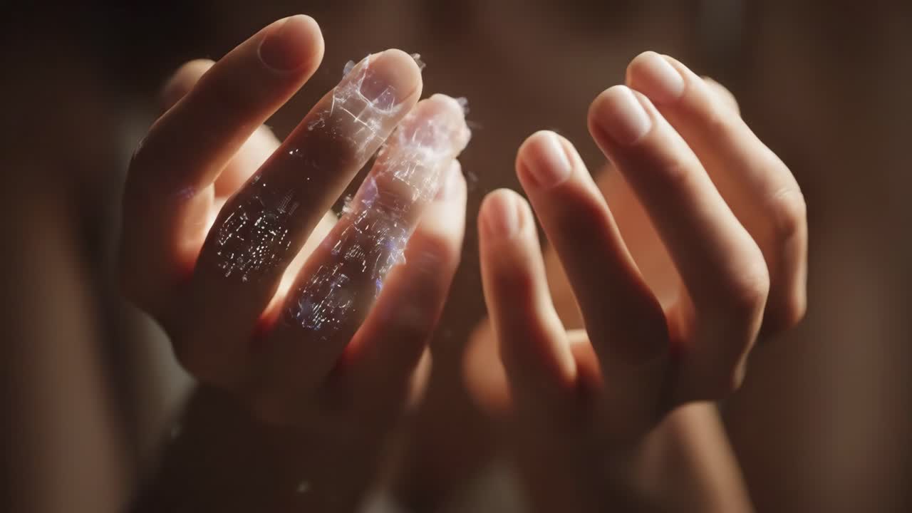 Hands with Light