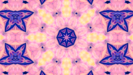 movimiento de fondo de kaleidoscopio abstractamente colorido
