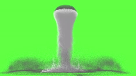 abstract 3d simulation of a vortex
