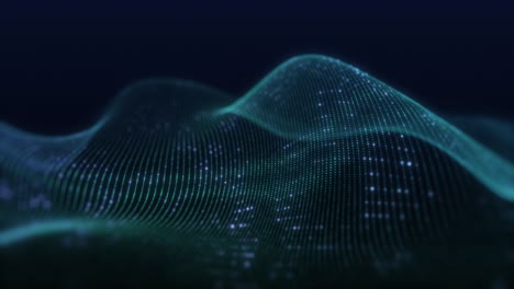 beautiful abstract wave technology background with blue light, digital wave effect, corporate concept
