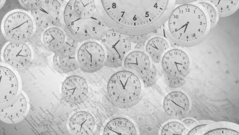 relojes que caen
