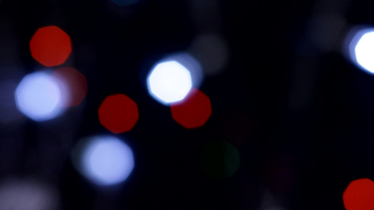 Christmas lights abstract bokeh