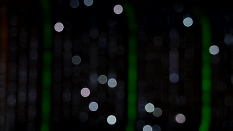 efecto de luces bokeh