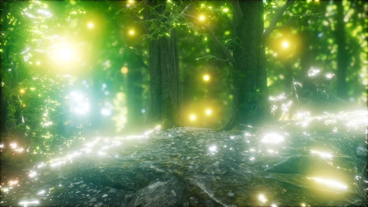 숲에서 날아다니는 반 ⁇ 불