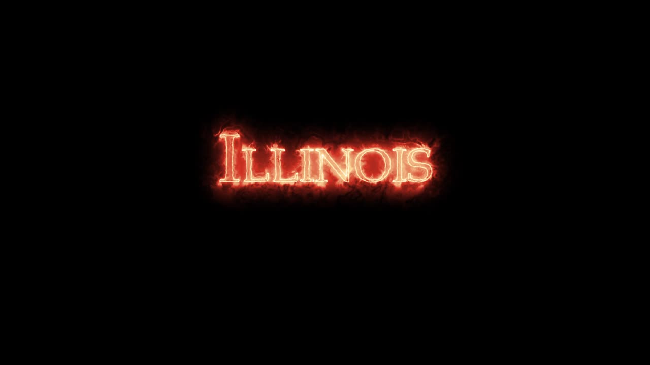 illinois escrito con fuego. bucle
