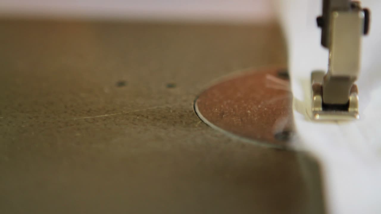 seguimiento del pie de la máquina de coser