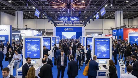 a thriving technology conference: engaging professionals and innovators in ai matchmaking and networking opportunities in a dynamic exhibition environment