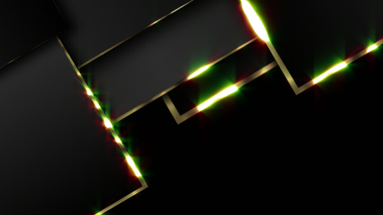 Abstract Geometric Background with Glowing Lines