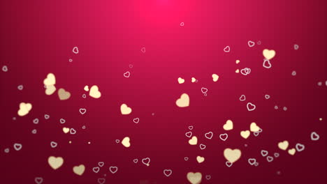 valentines day shiny background animation romantic heart 13