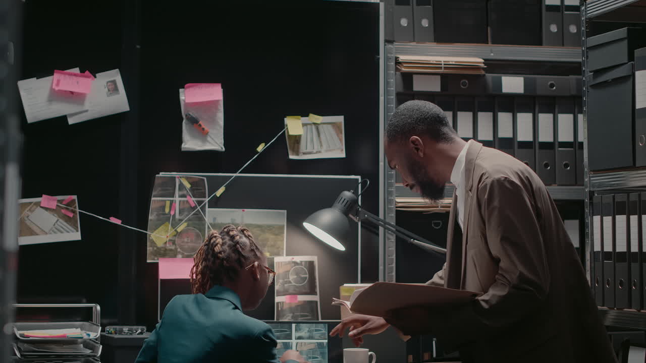 Detectives Working on Crime Investigation