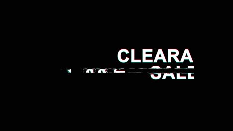 clearance sale