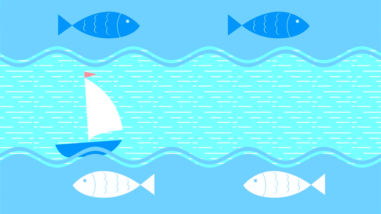 파도가 있는 바다 풍경