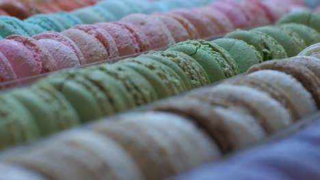 Stacked-delicious-colorful-macaroons---Close-up