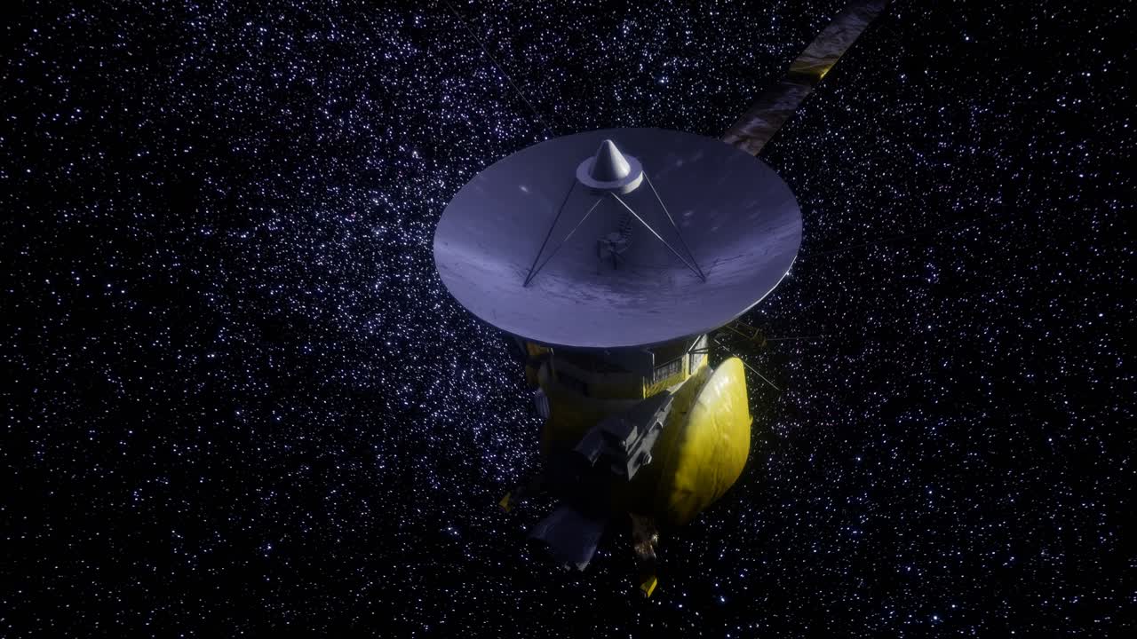 el satélite cassini se acerca a saturno.