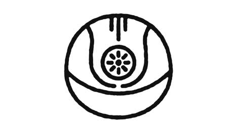 imágenes de animación del icono del casco y canal alfa
