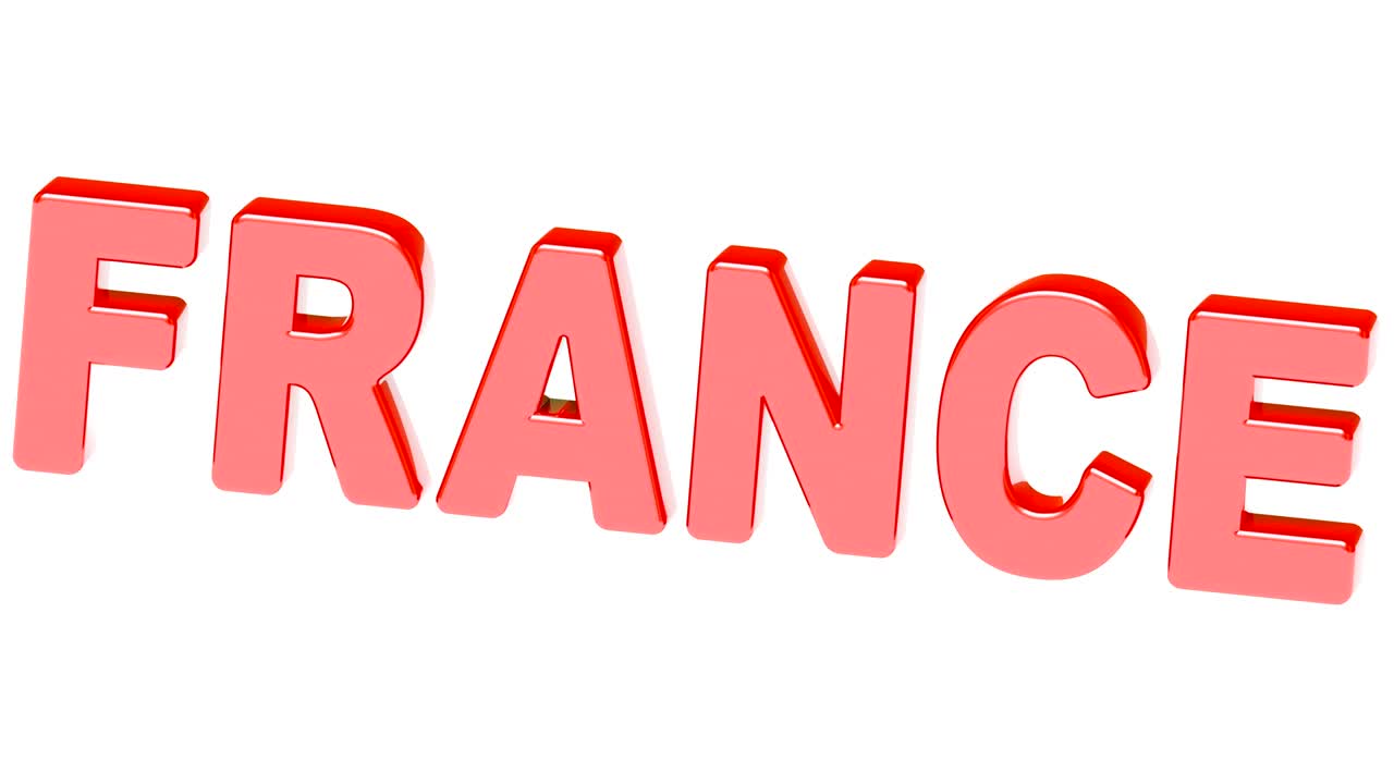 Francia. Filmato in loop con risoluzione 4K