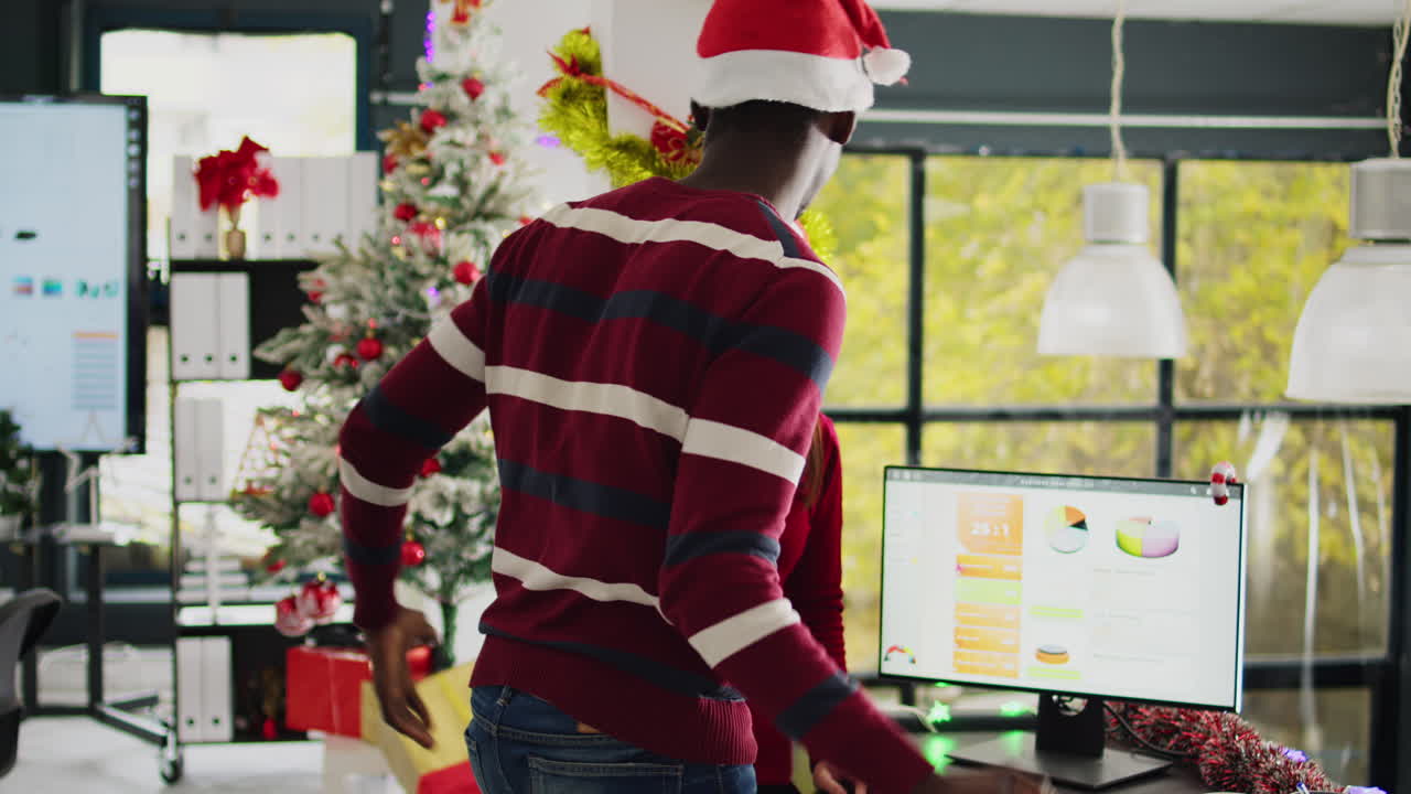 Christmas celebrations at the office