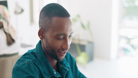 Office,-face-or-African-businessman-working