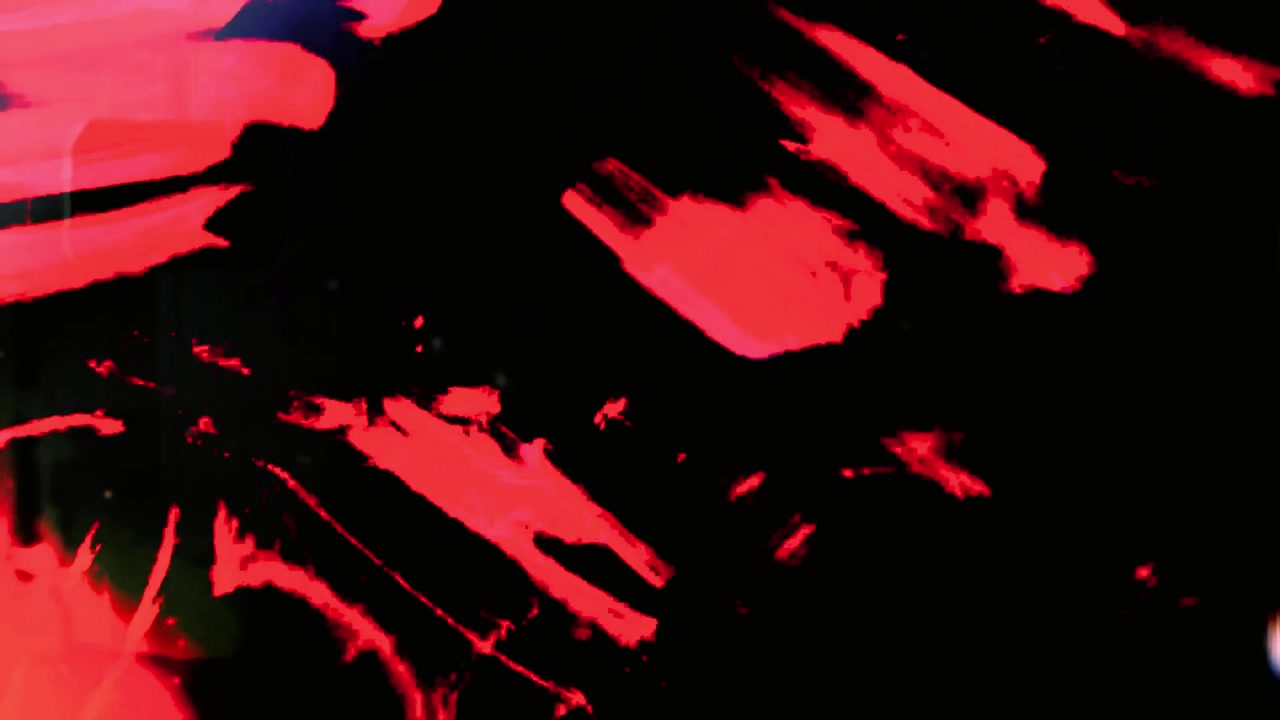 Sovrapposizione astratta di perdite di luce rossa e texture a grana di pellicola.